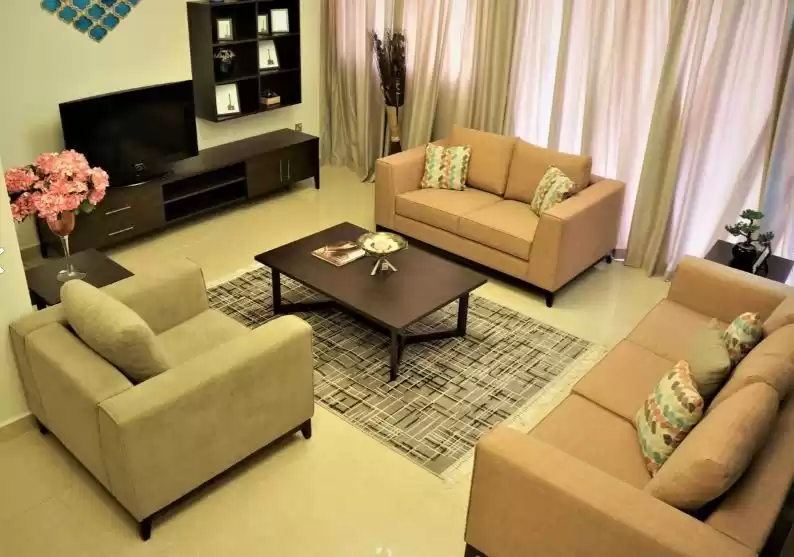 Wohn Klaar eigendom 2 Schlafzimmer S/F Wohnung  zu vermieten in Al Sadd , Doha #9429 - 1  image 